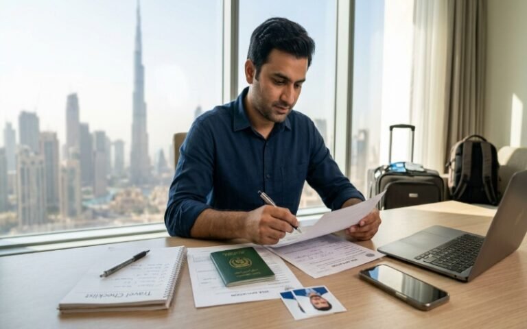 Dubai visa requirements for Pakistani citizens with passport and travel documents